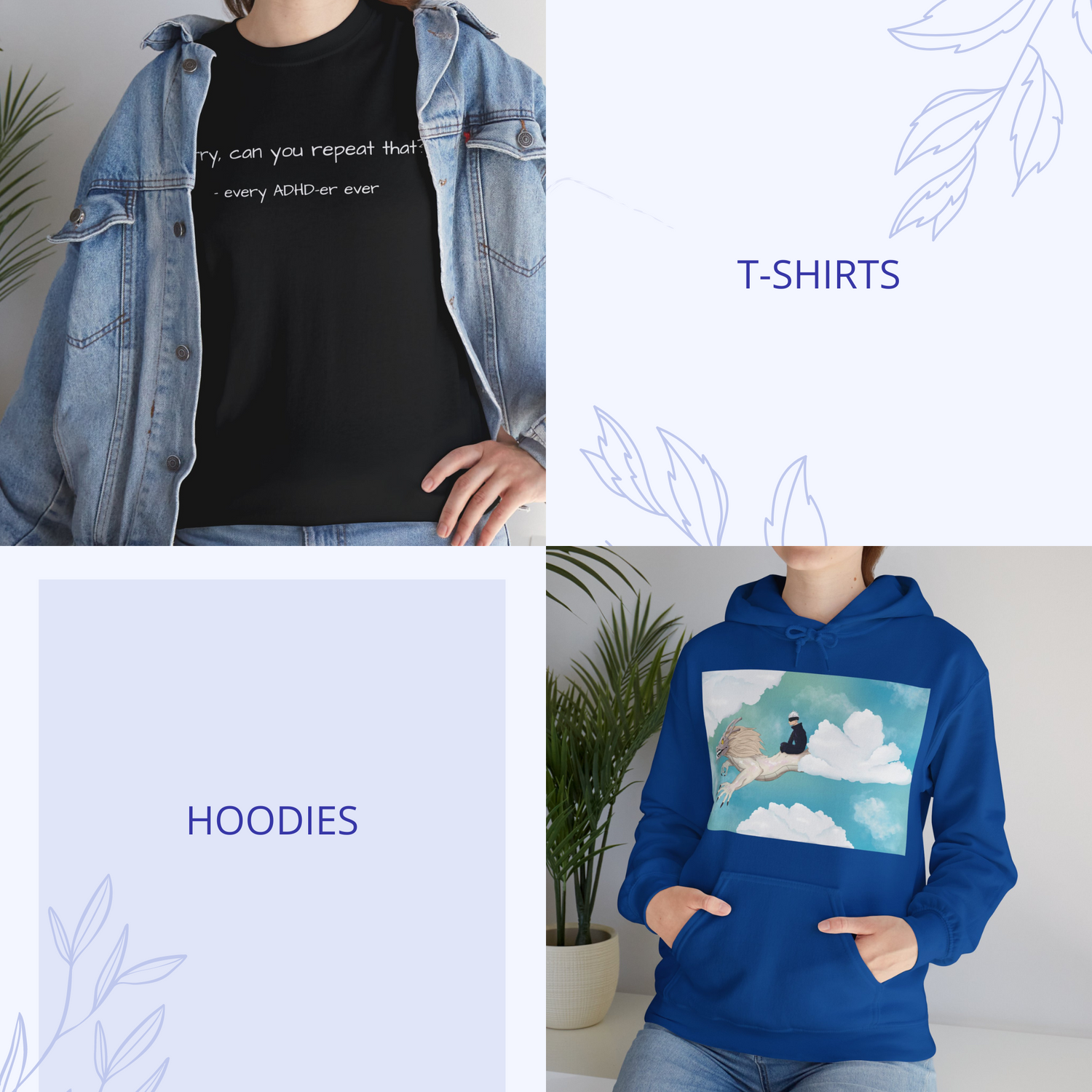 ImpeRiCal clothing options; sweatshirts; hoodies; T-shirts